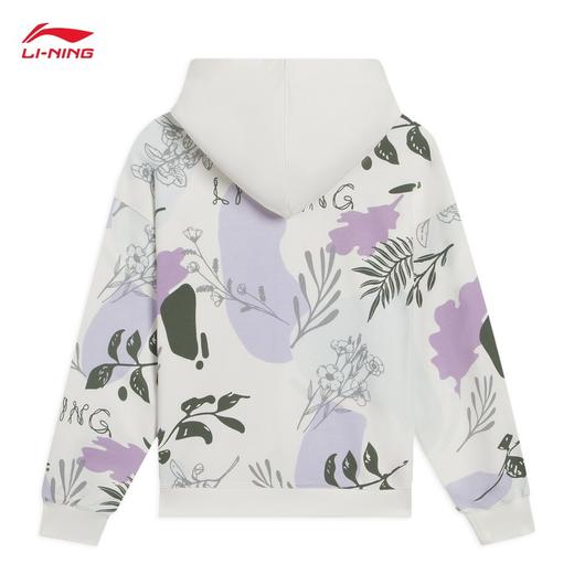 【M/LXL断码】李宁卫衣女2022运动潮流系列妙笔生花宽松套头连帽卫衣官方AWDS920【库存有限，如无货将做退款，介意慎拍！】 商品图2