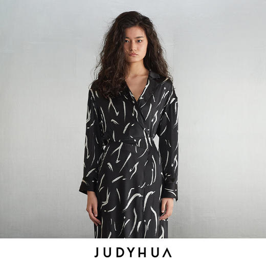 JUDYHUA 印染设计真丝衬衫 商品图0