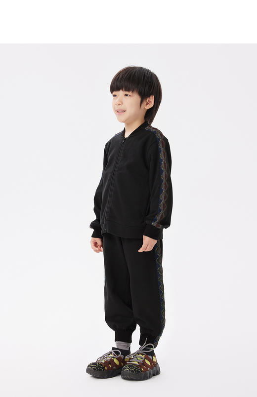 江南布衣童  22年秋款 棉质束脚长裤  1M8E12590 商品图5