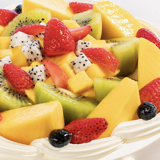 【热销50w+】浪漫果纷水果生日蛋糕，5种新鲜水果x绵软蛋糕胚。 商品图1