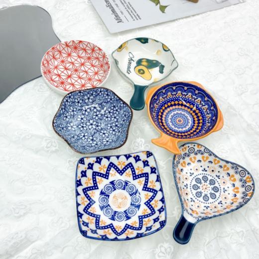 【社群福利】奇奇怪怪的小料碟 6个盲盒陶瓷小蝶 商品图3