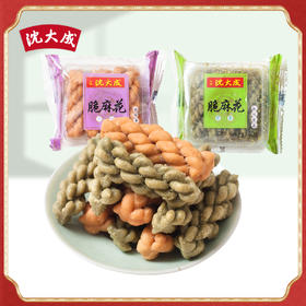 上海零食 中华老字号沈大成 苔条麻花 传统早点小吃儿时零食 240g