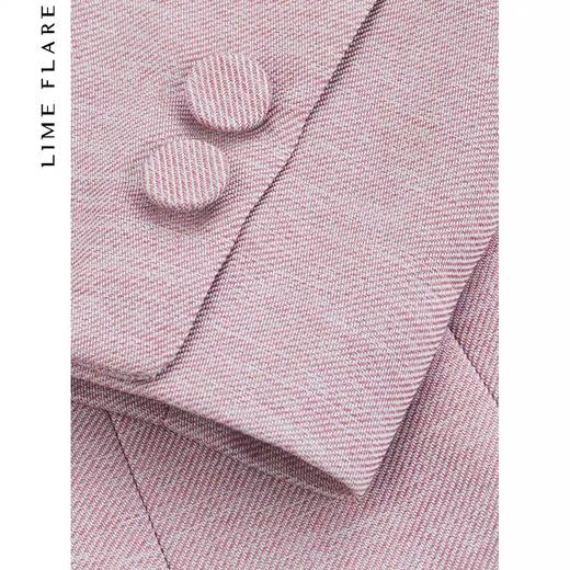 莱茵粉色气质短西装外套LM1E103SJK102P1 商品图5