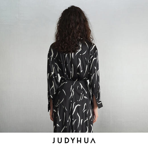 JUDYHUA 印染设计真丝衬衫 商品图2