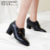 ARCHCONTACT安启美奈2022年秋季新品粗跟双排金属扣女鞋52757 商品缩略图1