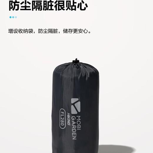 牧高笛波点带枕单人自充垫绿/个 商品图2