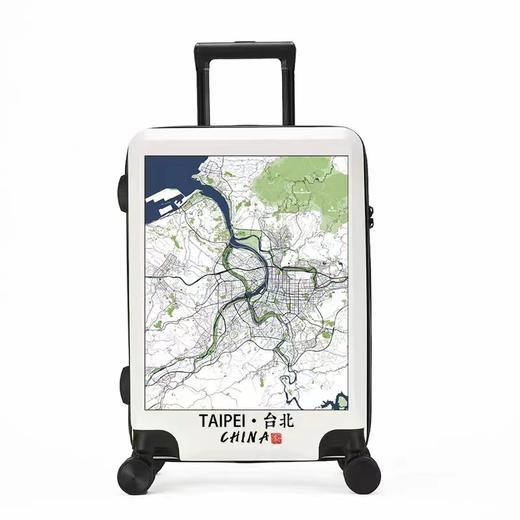 定制图案行李箱 20寸含海关锁 图案定制时间2~3天 商品图1