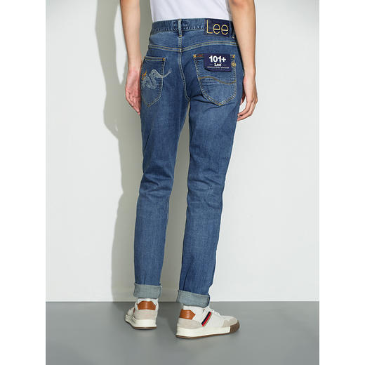 Lee宫廷文化“龙随型动”潮服彭于晏同款22秋冬新品705男牛仔裤蓝 商品图1