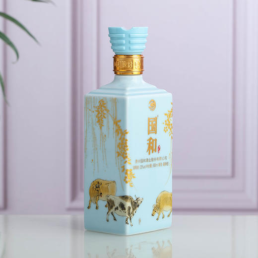 宝瓷林国和定制款酒具天青五牛图酒具 商品图1