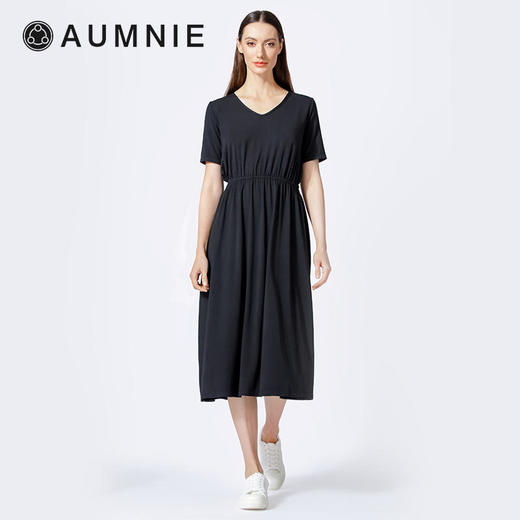 【AUMNIE】V领T恤连衣裙/V NECK TEE DRESS 商品图5