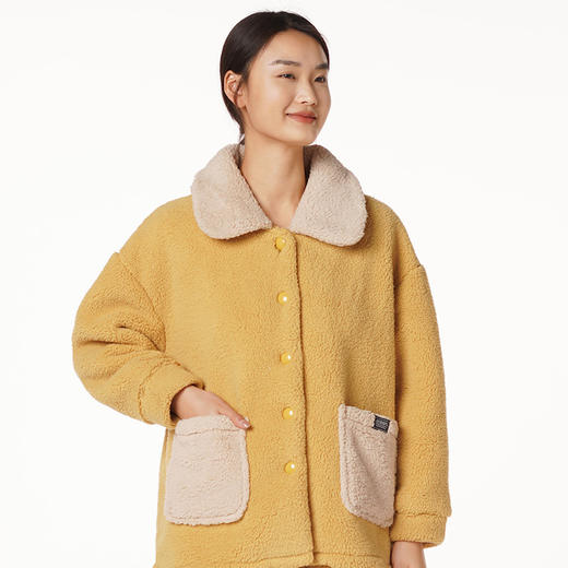 都市丽人生活家居女士羊羔绒套装羊羔绒厚家居服长袖睡衣LH21L2 商品图0