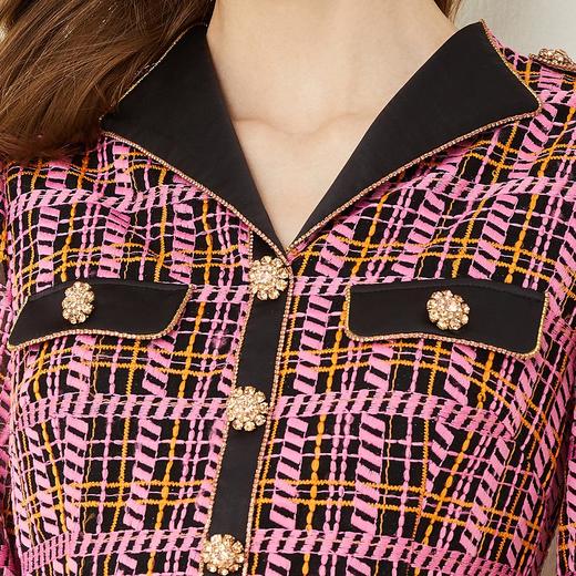 NC82A斯尔丽瑟俪2021秋季新款七分袖气质优雅时尚连衣裙 商品图3