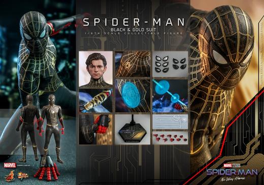 Hottoys 限量发售系列 黑金蜘蛛侠 1/6 商品图1