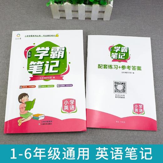 (仓发) 小学学霸笔记 英语（赠送配套练习+参考答案）一二三四五六年级  全套知识大全小升初总复习资料/云南美术出版社/五彩绳研究室/9787548944447 商品图7