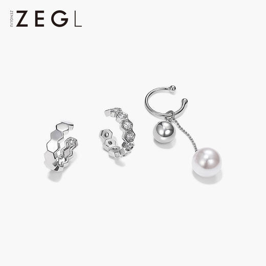 ZENGLIU复古耳夹耳骨夹无耳洞耳钉女简约冷淡风耳环高级感耳饰品 商品图1