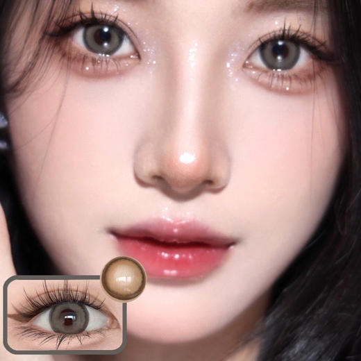 日抛 Con4u 爱喜啵啵 14.5 灰绿 着色14.0 A123 商品图1