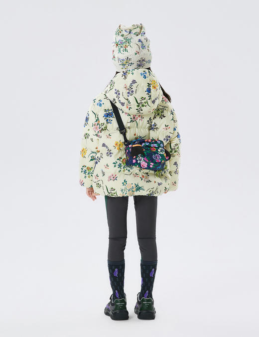 江南布衣童  22年秋款  撞色紧身锥形长款打底裤  1M8E12630 商品图5