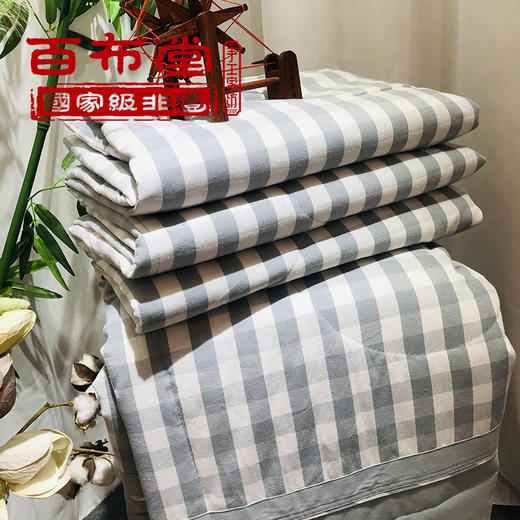 【武汉-新洲】百布堂纯棉粗布健康养生空调被1-5m*2m多色系 商品图10