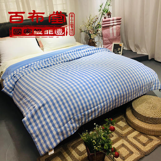 【武汉-新洲】百布堂纯棉粗布健康养生空调被1-5m*2m多色系 商品图11