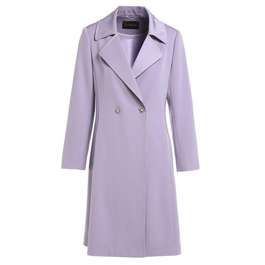 乔万尼风衣外套新款女显瘦百搭气质紫色EF3A846 商品图4