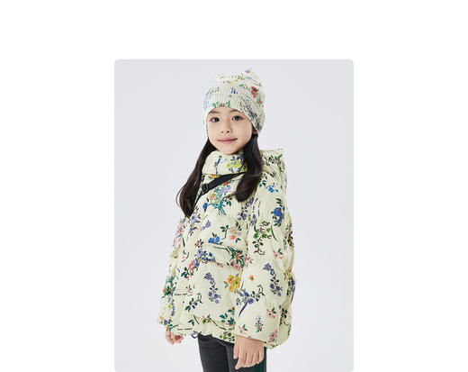 江南布衣童  22年 秋款  多彩印花羊毛帽子  6M8K10810 商品图3