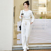 秋季女2022新款运动套装气质休闲时尚秋装高级感上衣阔腿裤两件套WH5069 商品缩略图0