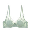 夏娃的诱惑山卿组内衣女大胸显小蕾丝性感文胸夏季薄款防下垂大码胸罩 商品缩略图4