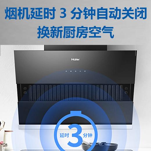 海尔（Haier）家用油烟机小尺寸705mm抽油烟机侧吸式大吸力吸油烟机低噪CXW-219-C1501 商品图4