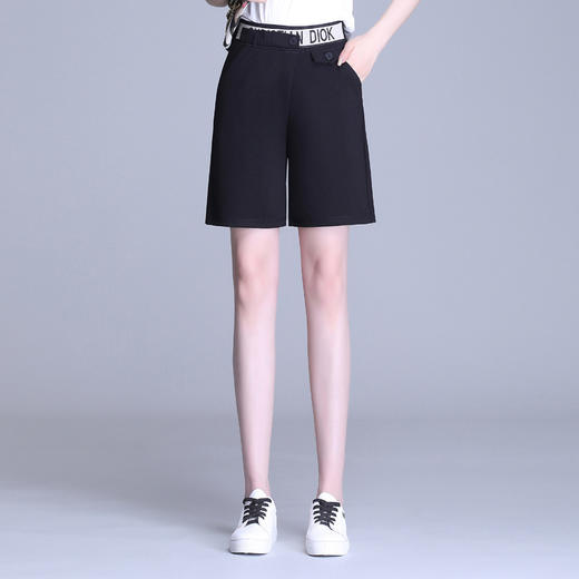 五分裤女直筒港味宽松高腰西装休闲中裤 MYX-D9141 商品图5