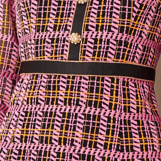 NC82A斯尔丽瑟俪2021秋季新款七分袖气质优雅时尚连衣裙 商品图4