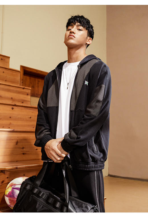 安踏运动外套男士新款连帽开衫卫衣针织运动上衣152231704【库存有限，如无货将做退款，介意慎拍！】 商品图4