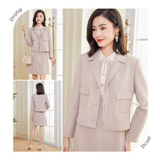 乔万尼春装新款小香风外套女早春短款精致高级感EF3B832 商品图3