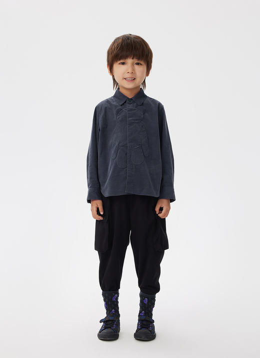 江南布衣童  22年秋款  大口袋束脚长裤  1M8E12620 商品图6