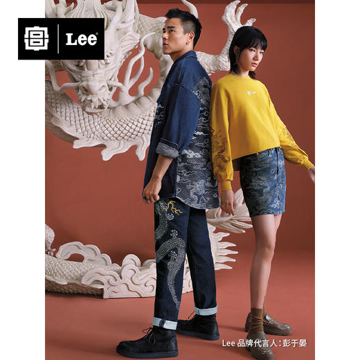 Lee宫廷文化“龙随型动”潮服彭于晏同款22秋冬新品731男牛仔裤 商品图0