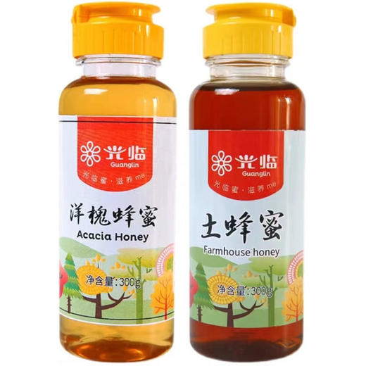 【11.5元/瓶】光临洋槐蜂蜜/土蜂蜜300g 商品图0
