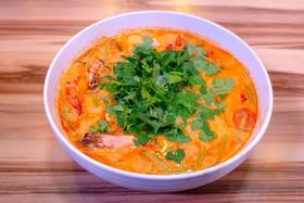 烤虾西红柿酸汤