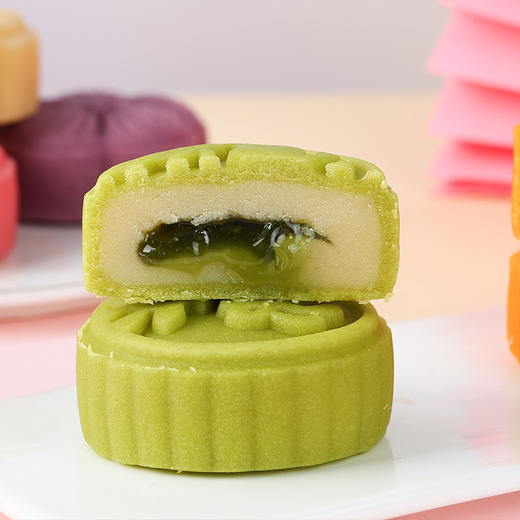 【食品酒水】屏荣中秋礼盒装9饼9味月饼多款组合桃山流心传统广式糕点 商品图3