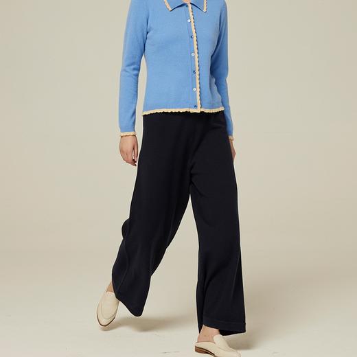 疗愈羊绒| 四季款针织羊绒女式直筒裤  SJF94K319K 商品图5