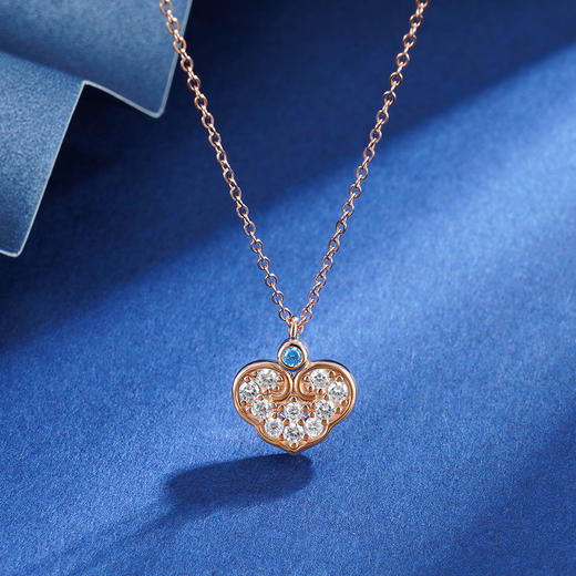 【满镶如意】子佩集S925银项链【ZJHY-N000949M】镀金2208 商品图1