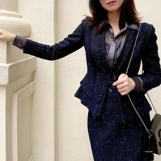 颈袖添香-套裙-“大女主”的小香风套裙 优雅永不过时 秋冬款 气质独立 女人味 时髦复古 7401616 商品图7