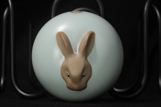 东道汝窑～宏图大展生肖玉兔b杯 商品图0