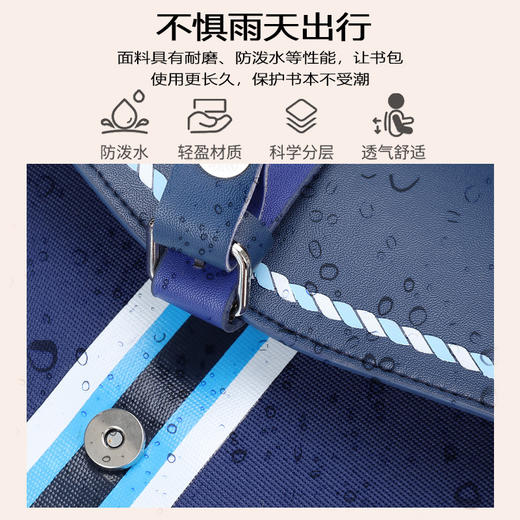 「梦想起航！时尚配色」贝科羊小学生书包 轻便儿童双肩包一二三到六年级适用 商品图4