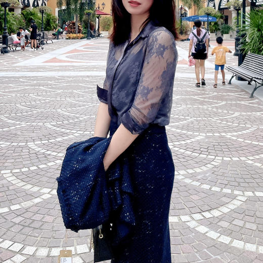 颈袖添香-套裙-“大女主”的小香风套裙 优雅永不过时 秋冬款 气质独立 女人味 时髦复古 7401616 商品图4