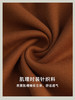 OLrain欧芮儿法式焦糖色长袖连衣裙女早秋2022新款不规则A字摆裙 商品缩略图2