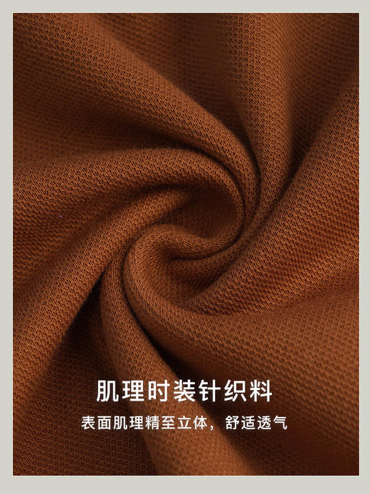 OLrain欧芮儿法式焦糖色长袖连衣裙女早秋2022新款不规则A字摆裙 商品图2