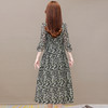 YWE 227841-2碎花连衣裙中长款贵夫人a字裙 商品缩略图2