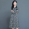 YWE 227843时尚印花连衣裙大码显瘦a字裙 商品缩略图1