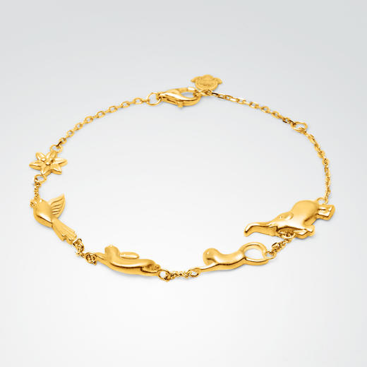 布达拉宫银制和睦四瑞手链 商品图7