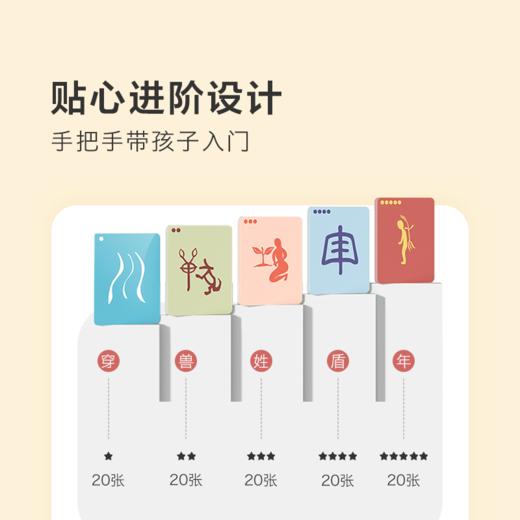 【学而思严选】弥鹿小象汉字 宝宝的第一套识字卡PY 商品图1