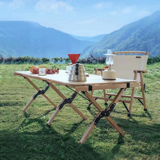 大众牧高笛联名款云瑞实木蛋卷桌 商品图4